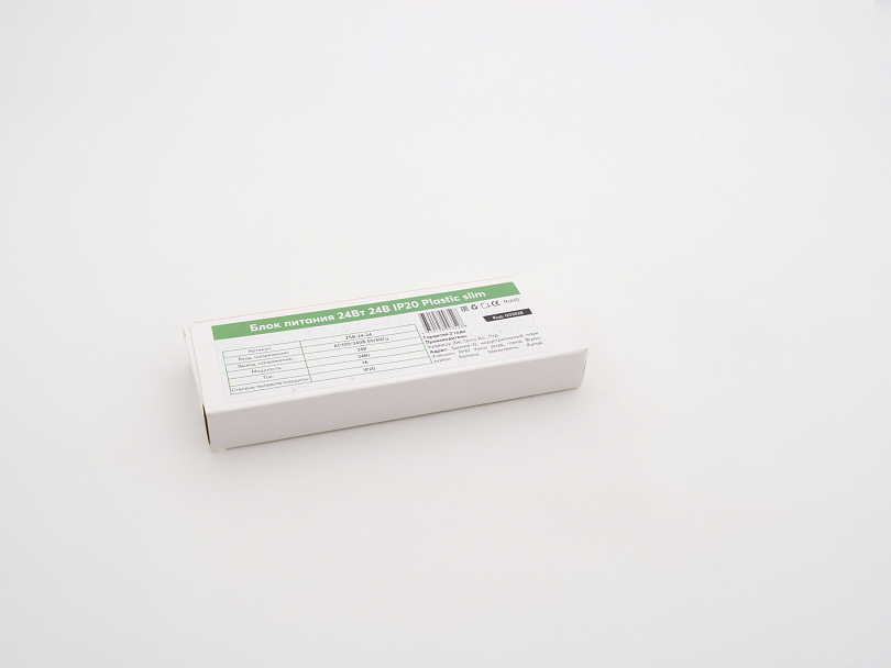 Изображение галлереи товара - Блок питания 24Вт 24В IP20 Plastic slim / 3