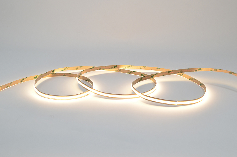 Изображение галлереи товара - Светодиодная лента LEDS POWER COB FC 528/м 10Вт/м 24В теплая / 3