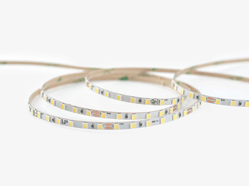 Изображение галлереи товара - Светодиодная лента узкая LEDS POWER 2835 120/м (8Вт/м) 24В холодная 4мм / 2