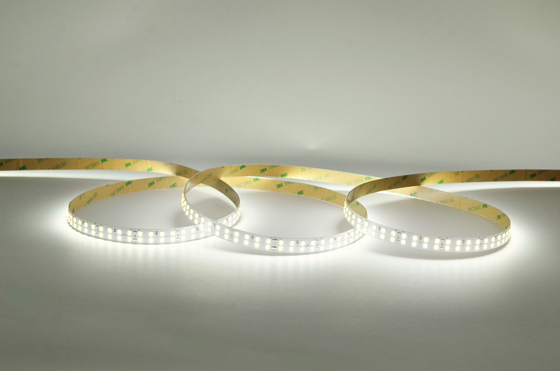 Изображение галлереи товара - Светодиодная лента LEDS POWER двухрядная 12мм 2835 240/м (22Вт/м) 24В теплая, серия ПРО140 / 3