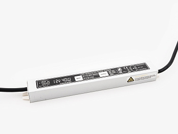 Блок питания 40Вт 12В IP67 алюминий | LEDS POWER