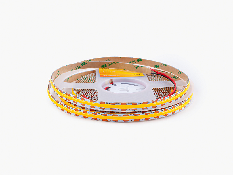 Изображение галлереи товара - Светодиодная лента LEDS POWER COB Premium 400/м (10Вт/м) 1cm cut 24В теплая / 1