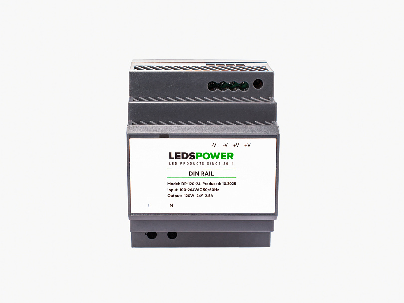 Изображение галлереи товара - Блок питания 120Вт 24В, серия DIN RAIL / 4