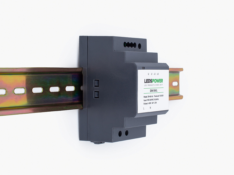 Изображение галлереи товара - Блок питания 60Вт 24В, серия DIN RAIL / 3