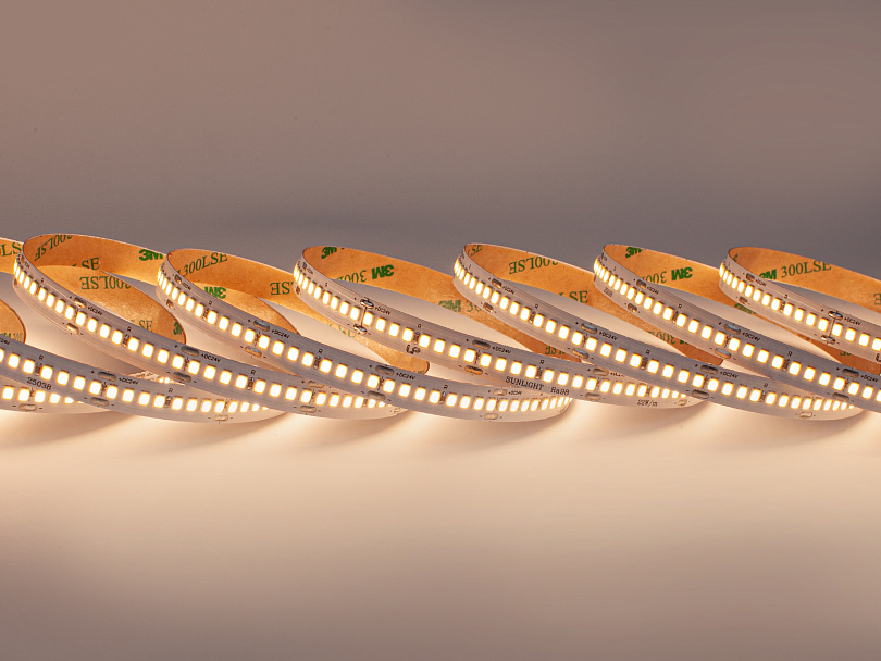 Изображение галлереи товара - Светодиодная лента LEDS POWER 2835 240/м (22Вт/м) 24В теплая, серия SUNLIGHT / 3