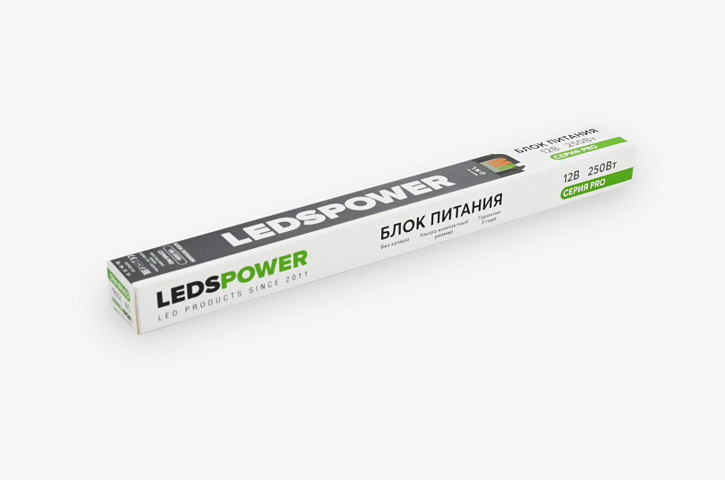 Изображение галлереи товара - Блок питания LEDS POWER 250Вт 12В PRO / 4