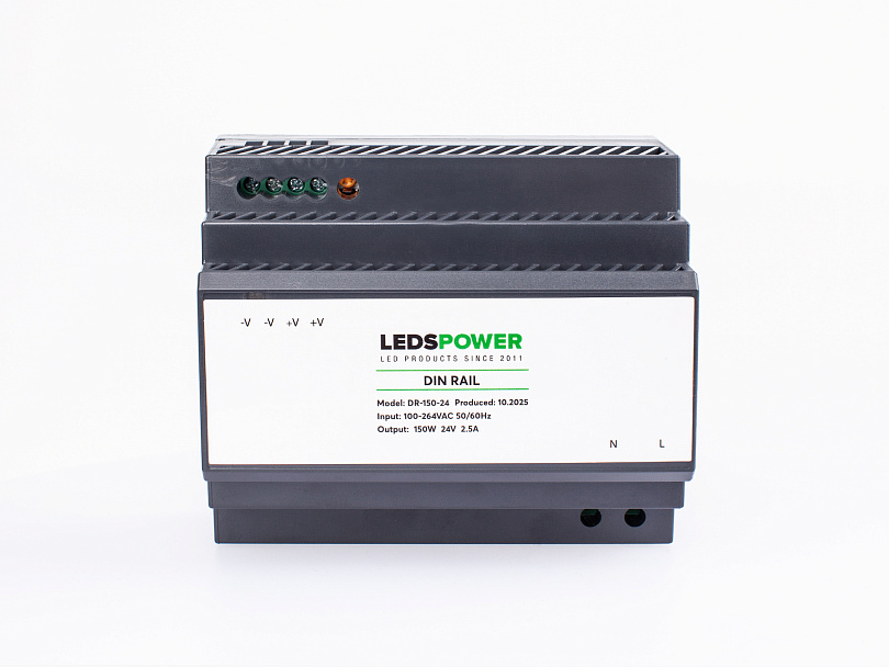 Изображение галлереи товара - Блок питания 150Вт 24В, серия DIN RAIL / 4