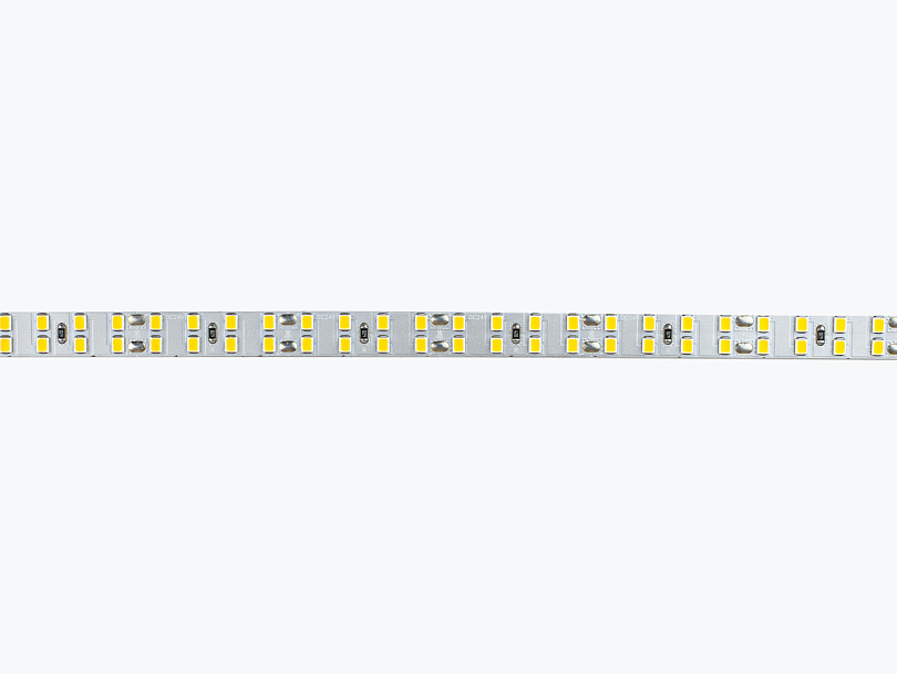Изображение галлереи товара - Светодиодная лента LEDS POWER узкая двухрядная 10мм 2835 240/м (22Вт/м) 24В теплая, серия ПРО200 / 2