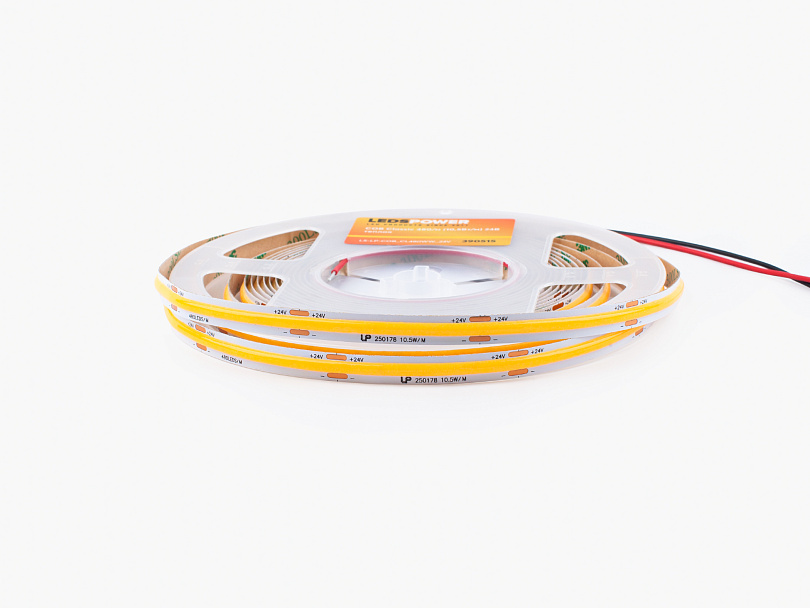 Изображение галлереи товара - Светодиодная лента LEDS POWER COB Classic 480/м (10,5Вт/м) 24В теплая / 1