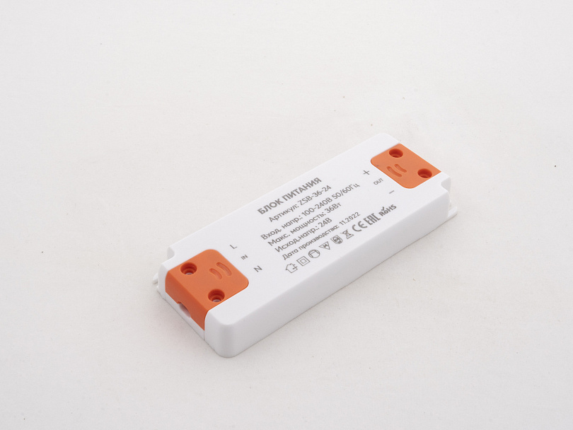 Изображение галлереи товара - Блок питания 36Вт 24В IP20 Plastic slim / 1