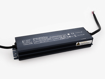 Блок питания 200Вт 24В IP67 алюминий SLIM | LEDS POWER
