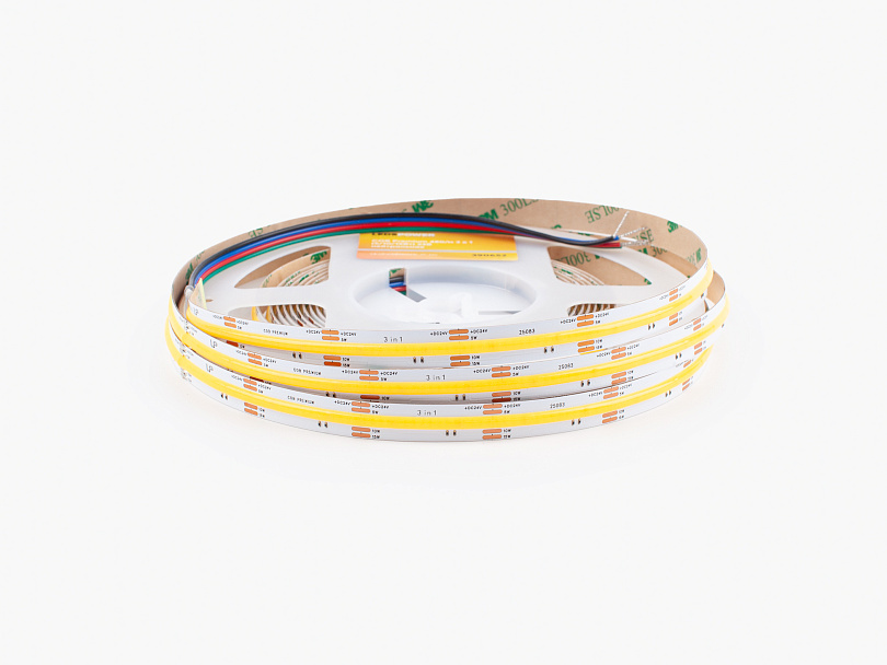 Изображение галлереи товара - Светодиодная лента LEDS POWER COB Premium 480/м 3 в 1 (5/10/15Вт) 24В нейтральная / 1