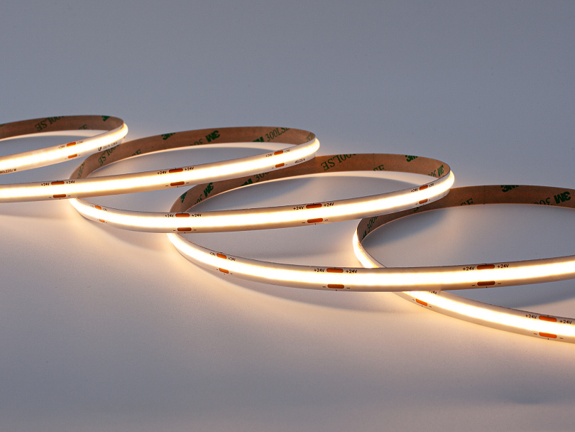 Изображение галлереи товара - Светодиодная лента LEDS POWER COB Classic 480/м (10,5Вт/м) 24В теплая / 3