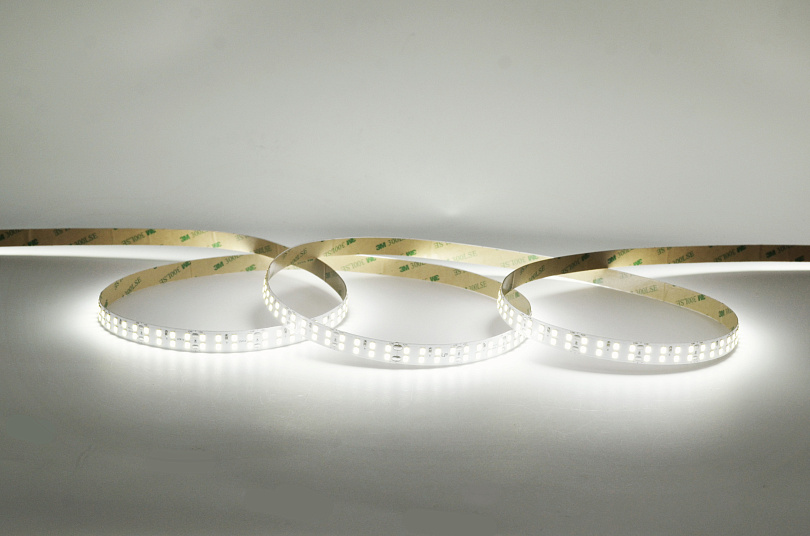 Изображение галлереи товара - Светодиодная лента LEDS POWER двухрядная 12мм 2835 240/м (22Вт/м) 24В нейтральная, серия ПРО140 / 3
