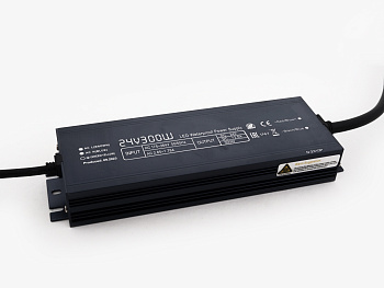 Блок питания 300Вт 24В IP67 алюминий SLIM | LEDS POWER