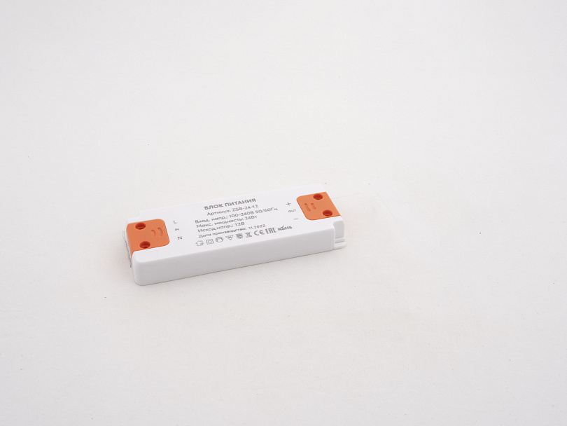 Изображение галлереи товара - Блок питания 24Вт 12В IP20 Plastic slim / 2