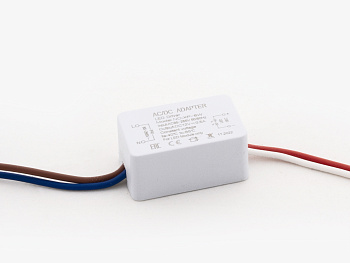 Блок питания 6Вт 12В IP20 пластик | LEDS POWER