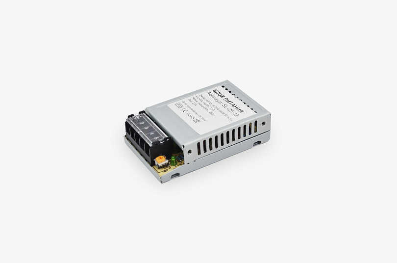 Изображение галлереи товара - Блок питания 25Вт 12В IP20 SLIM / 1