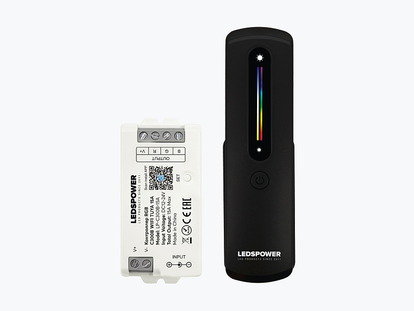 Изображение галлереи товара - Контроллер RGB C300B WIFI TUYA 15A / 1