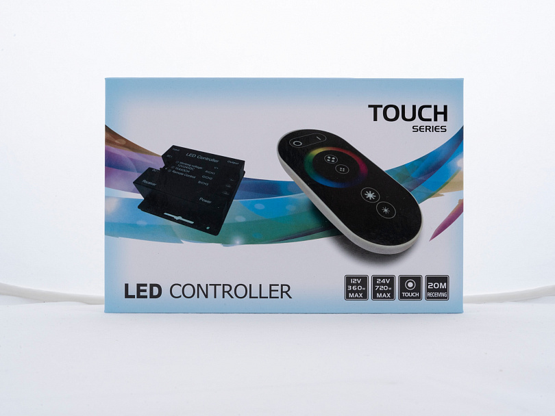 Изображение галлереи товара - Контроллер RGB T3 RF 30A сенсорный ПДУ / 6