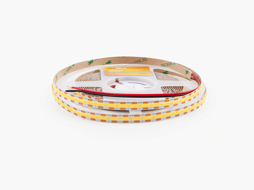 Изображение галлереи товара - Светодиодная лента LEDS POWER COB Premium 400/м (10Вт/м) 1cm cut 24В холодная / 1