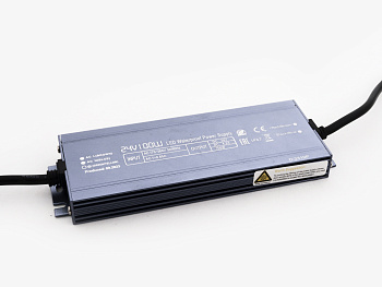 Блок питания 100Вт 24В IP67 алюминий SLIM | LEDS POWER
