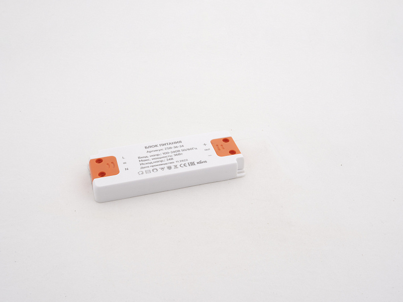 Изображение галлереи товара - Блок питания 36Вт 24В IP20 Plastic slim / 2